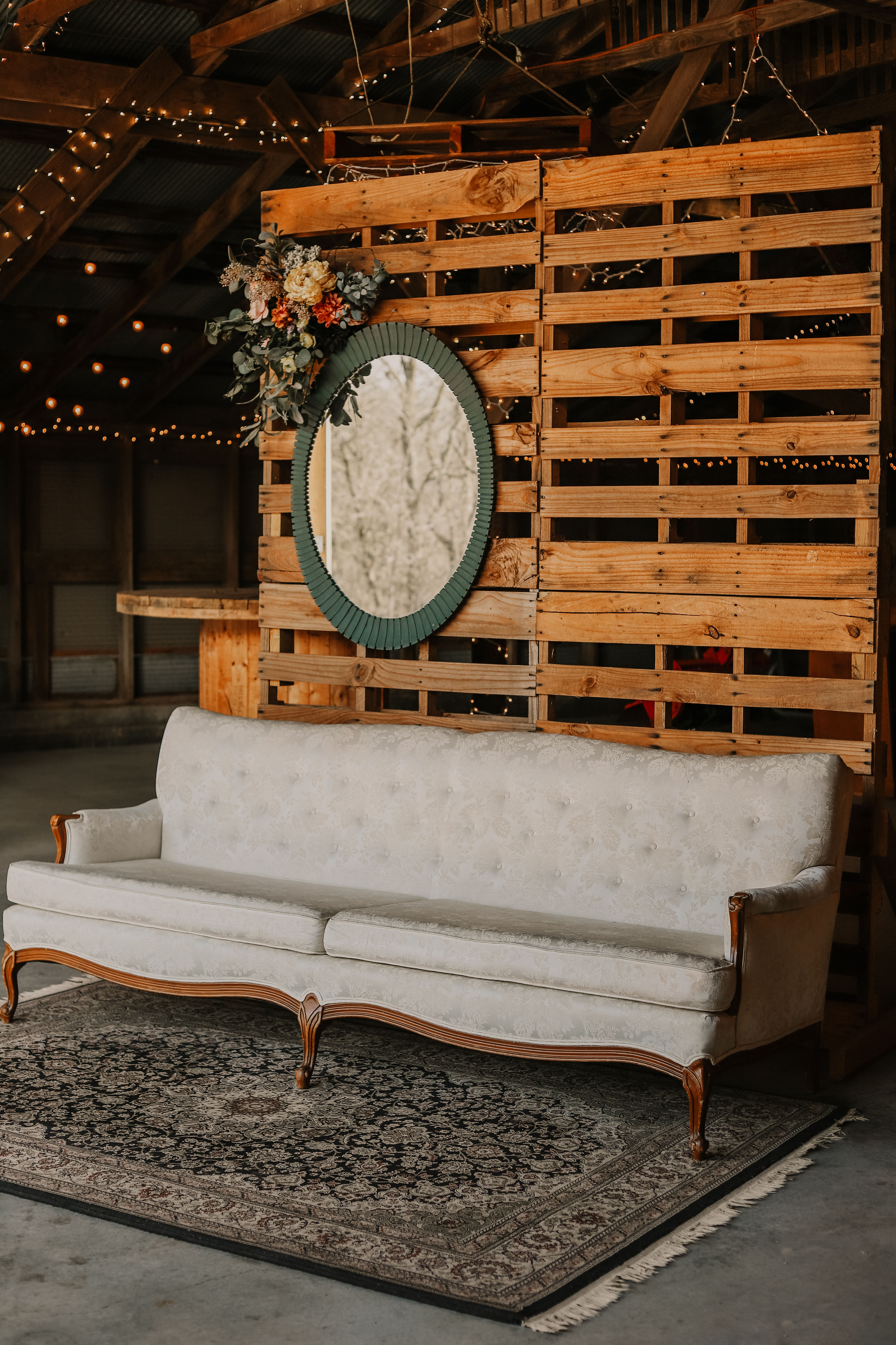 The Genevieve couch Rental