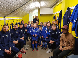 Lee Rangers lucky mascots for Gosport Borough