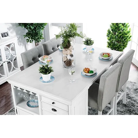 Furniture Of America Sutton Kitchen Island Table Set Ps Furniture