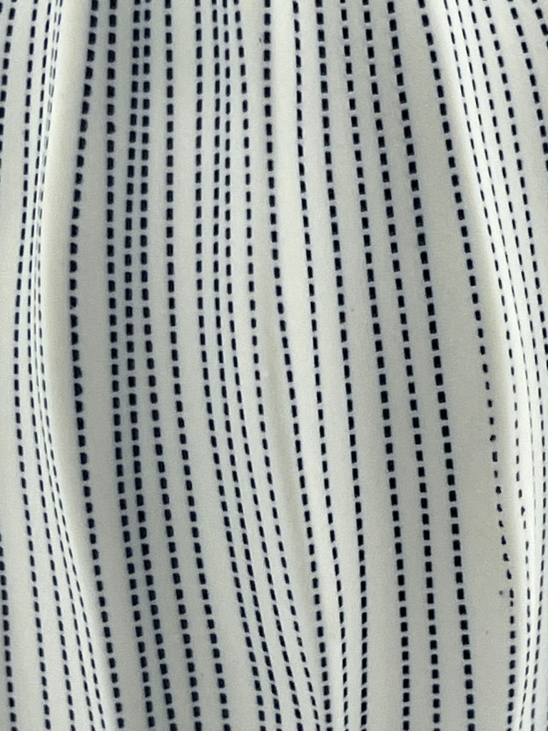 Thumbnail: Blue & White Faceted Vase  (Porcelain)