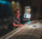 Toby at Mixing console