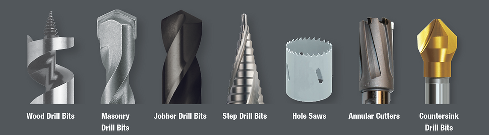 drill bit types