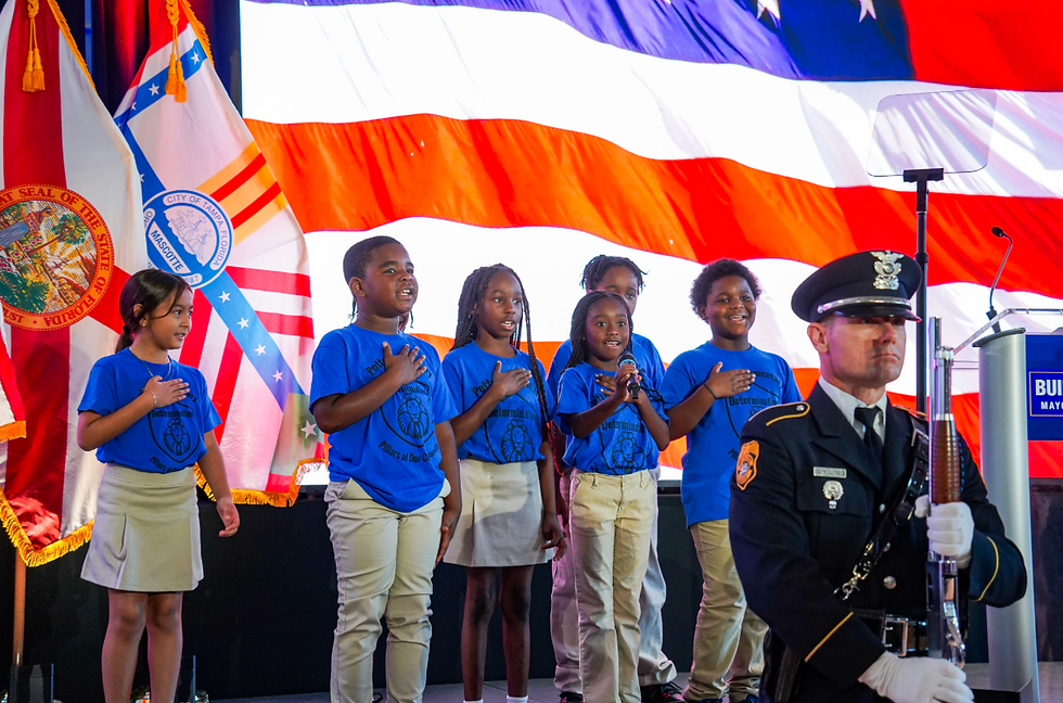 Students from Potter Elementary School in East Tampa.