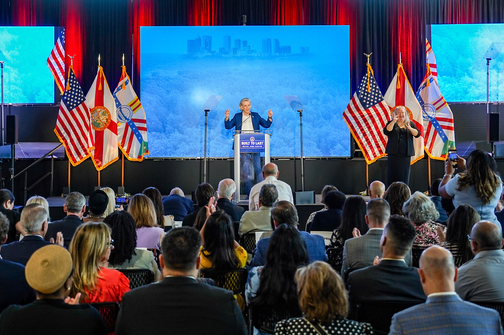 Tampa Mayor Jane Castor emphasized the importance of uplifting neighborhoods during her State of the City address on Tuesday. All photos: City of Tampa.