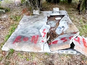 Black cemetery vandalized: Headstones spray-painted with ‘Trump’ and ‘DeSantis,’ reward offered