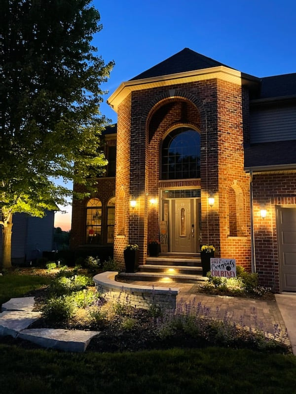 3 Outdoor Lighting Ideas for a Welcoming Front Yard Landscape in Naperville and Oswego, IL