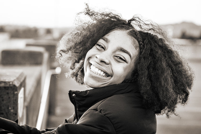 Smiling girl photo