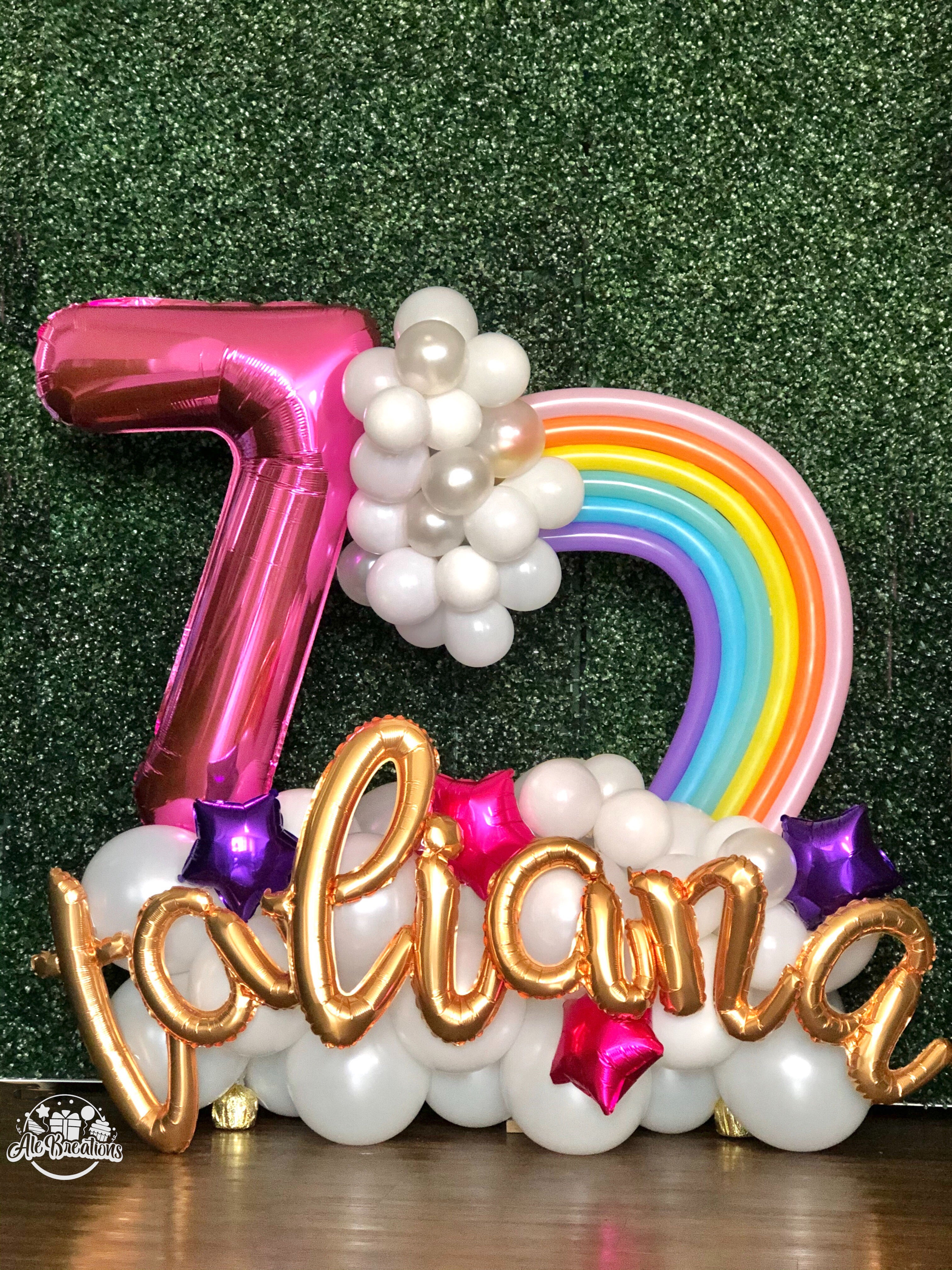 Rainbow Balloon Bouquet