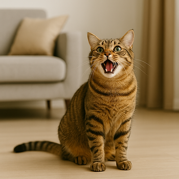 chat qui miaule excessivement