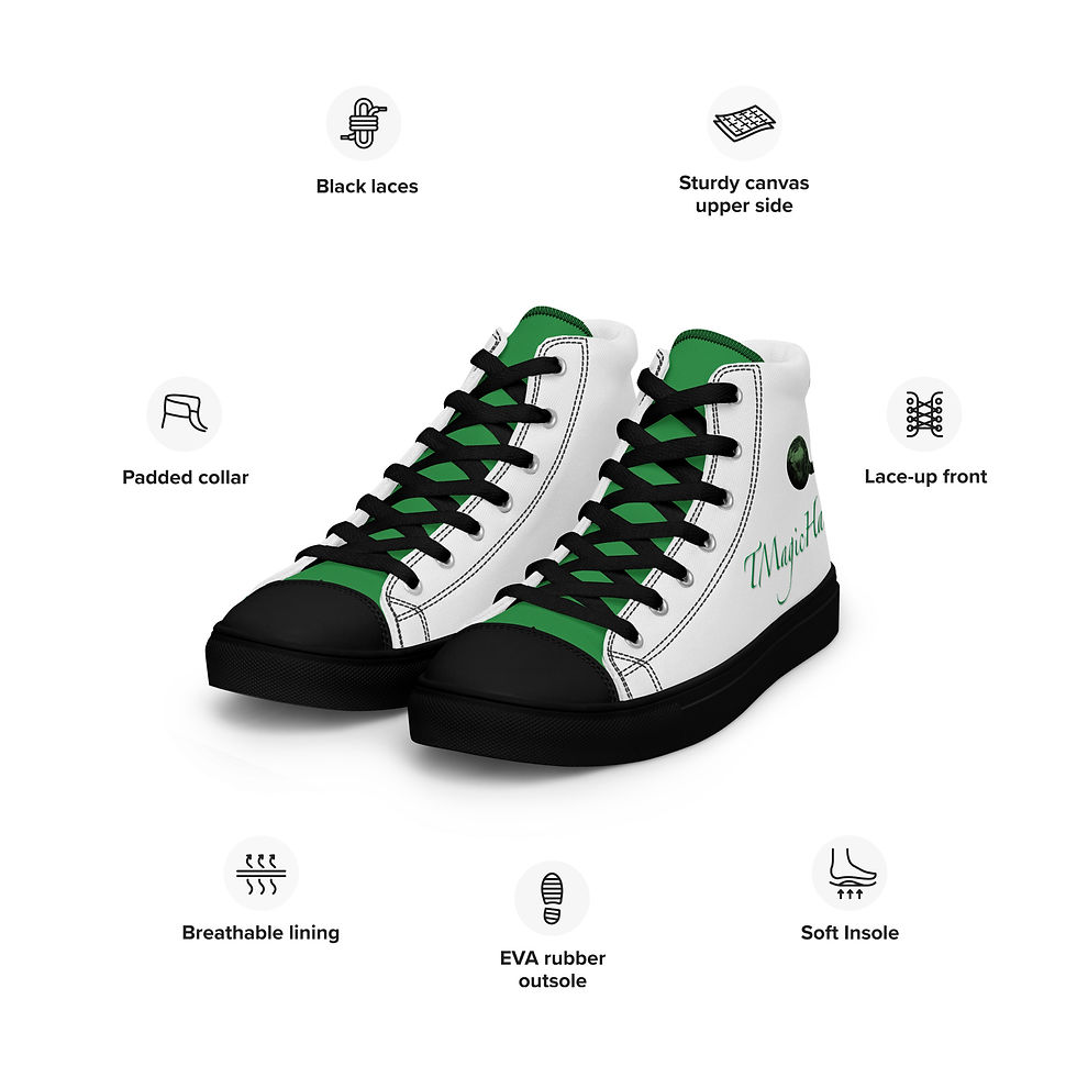Thumbnail: TMagicHandz® Men’s High Top Canvas Shoes