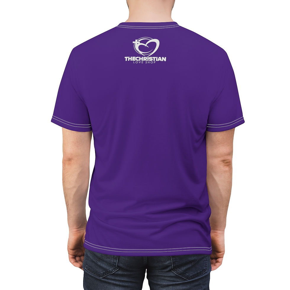 Thumbnail: "WHERE THE RADICAL PRAISERS AT?" - Purple Unisex Cut & Sew Tee