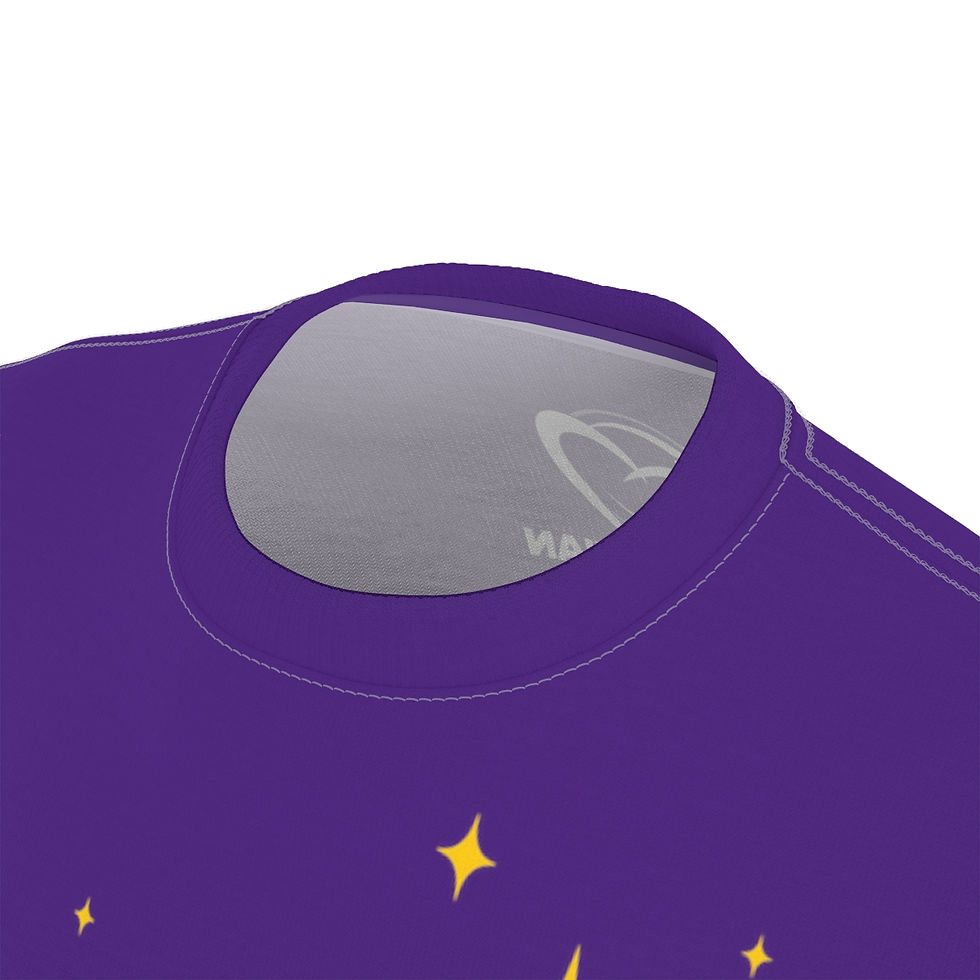Thumbnail: "WHERE THE RADICAL PRAISERS AT?" - Purple Unisex Cut & Sew Tee