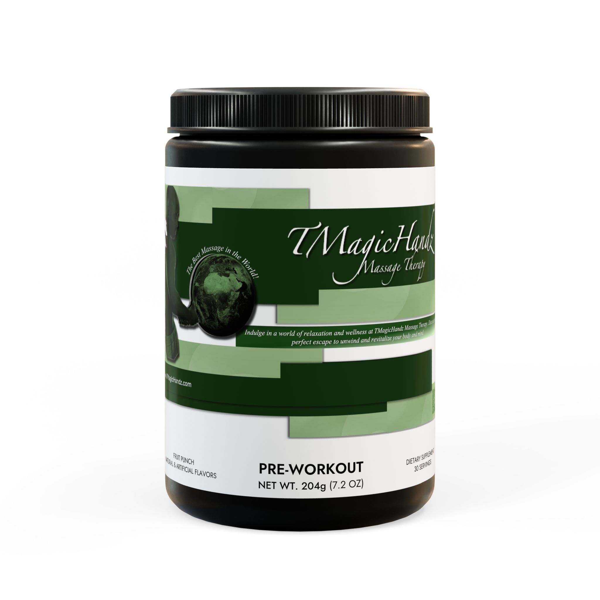 TMagicHandz® Pre-Workout Supplement, Fruit Punch (204g, 7.1oz)