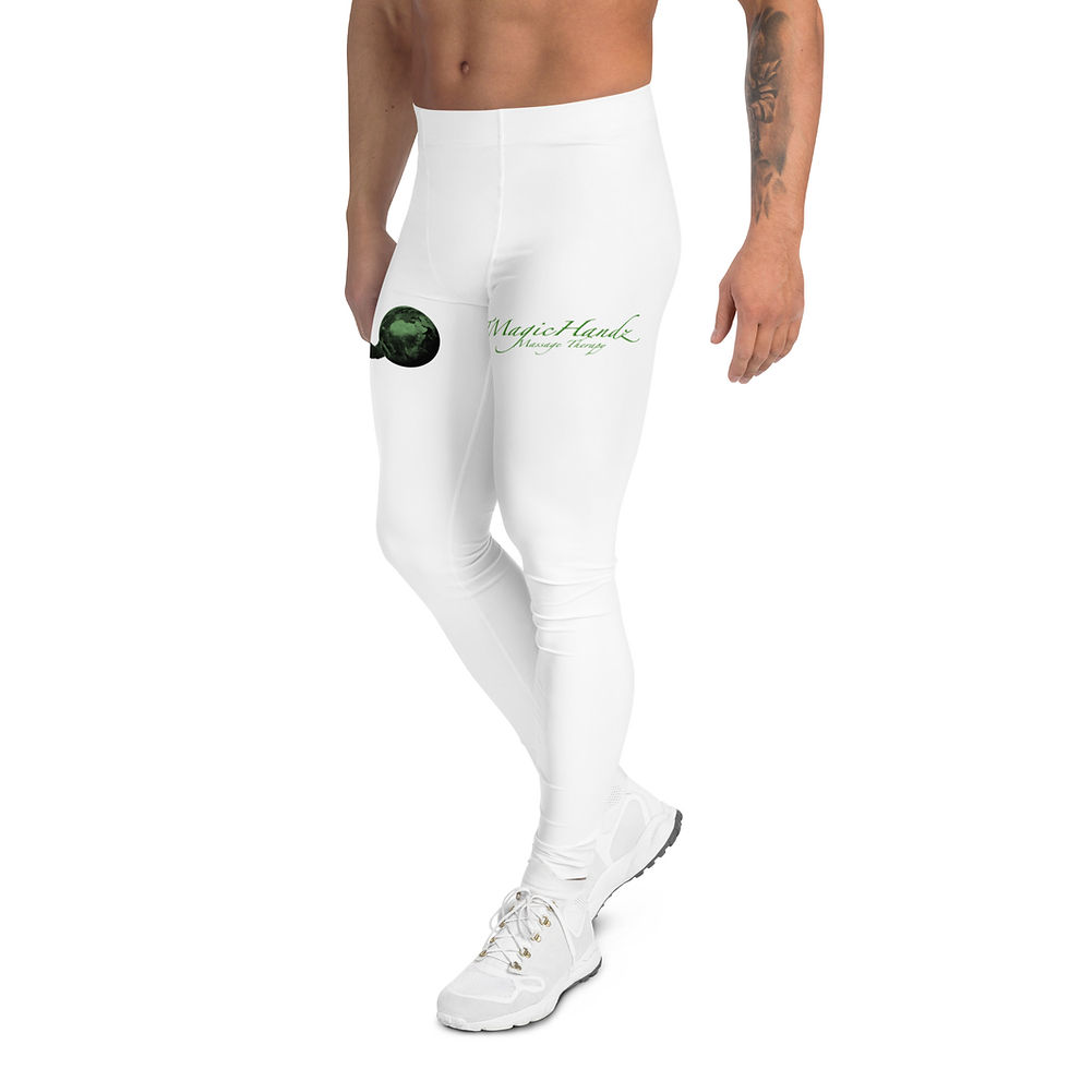 Thumbnail: TMagicHandz® Men's Leggings (White/Green)