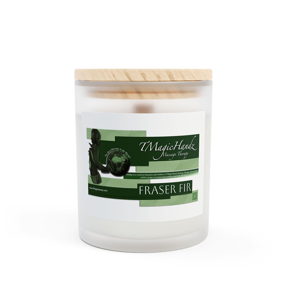 Thumbnail: TMagicHandz® Fraser Fir Frosted Glass Candle (11oz)