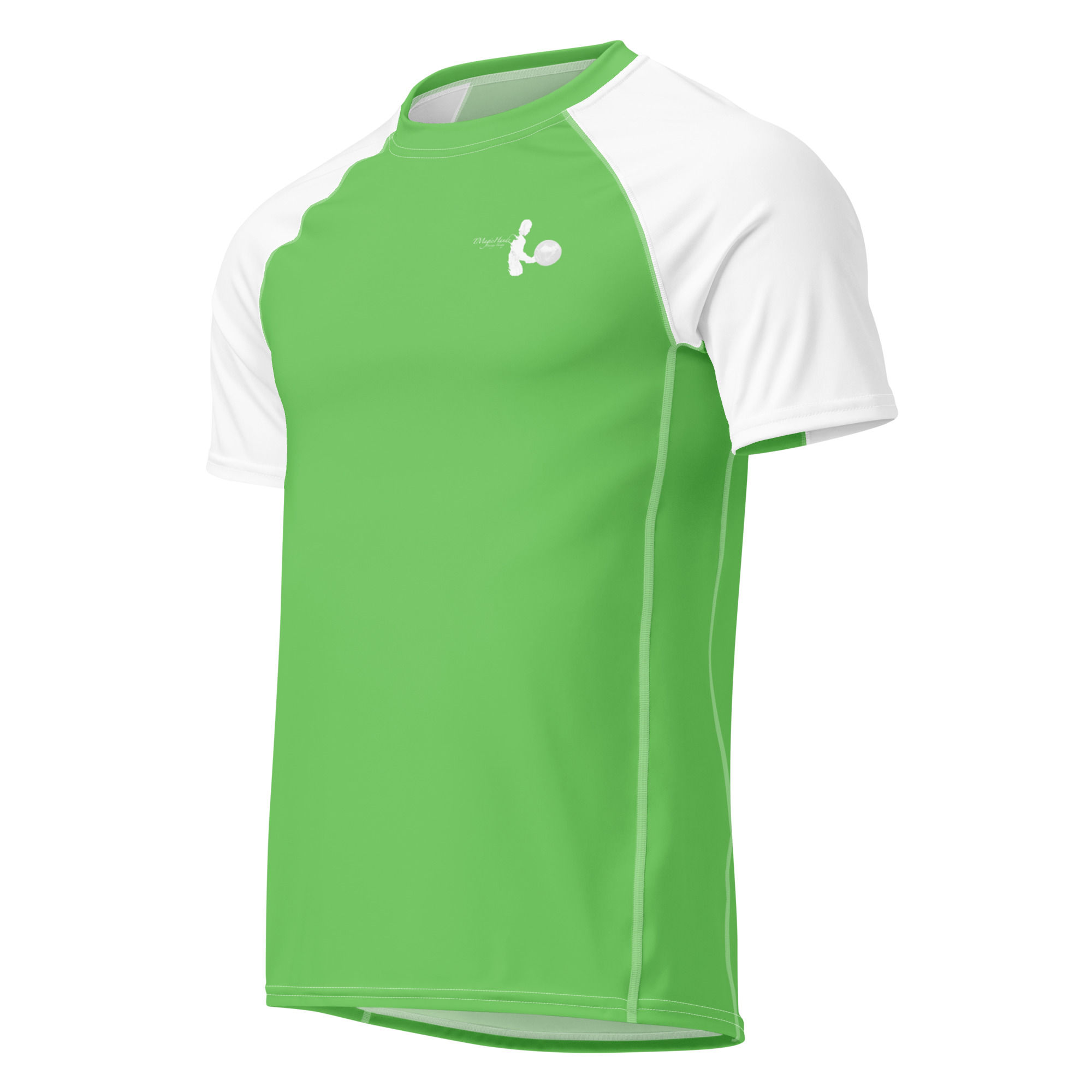 TMagicHandz® Men’s Rash Guard (Green/White)