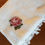 Thumbnail: Rose Cross Stitched Afghan / Blanket Handmade