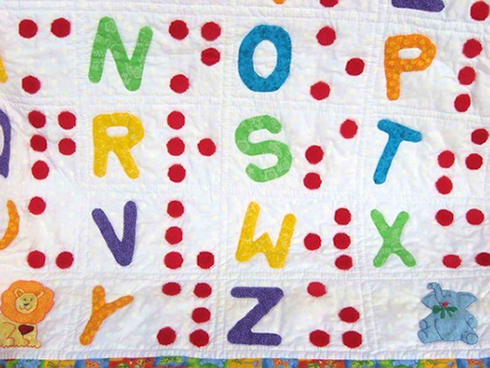 Thumbnail: Braille Alphabet Quilt