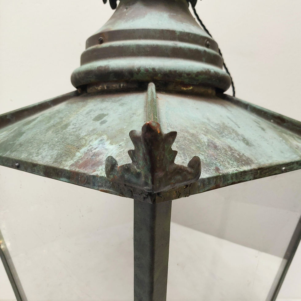 Thumbnail: Huge Verdigris Porch Lantern