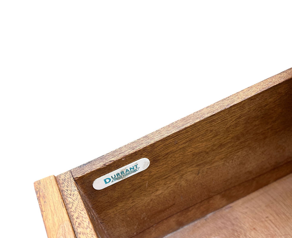 Thumbnail: Mid century pedestal desk by Durrant 