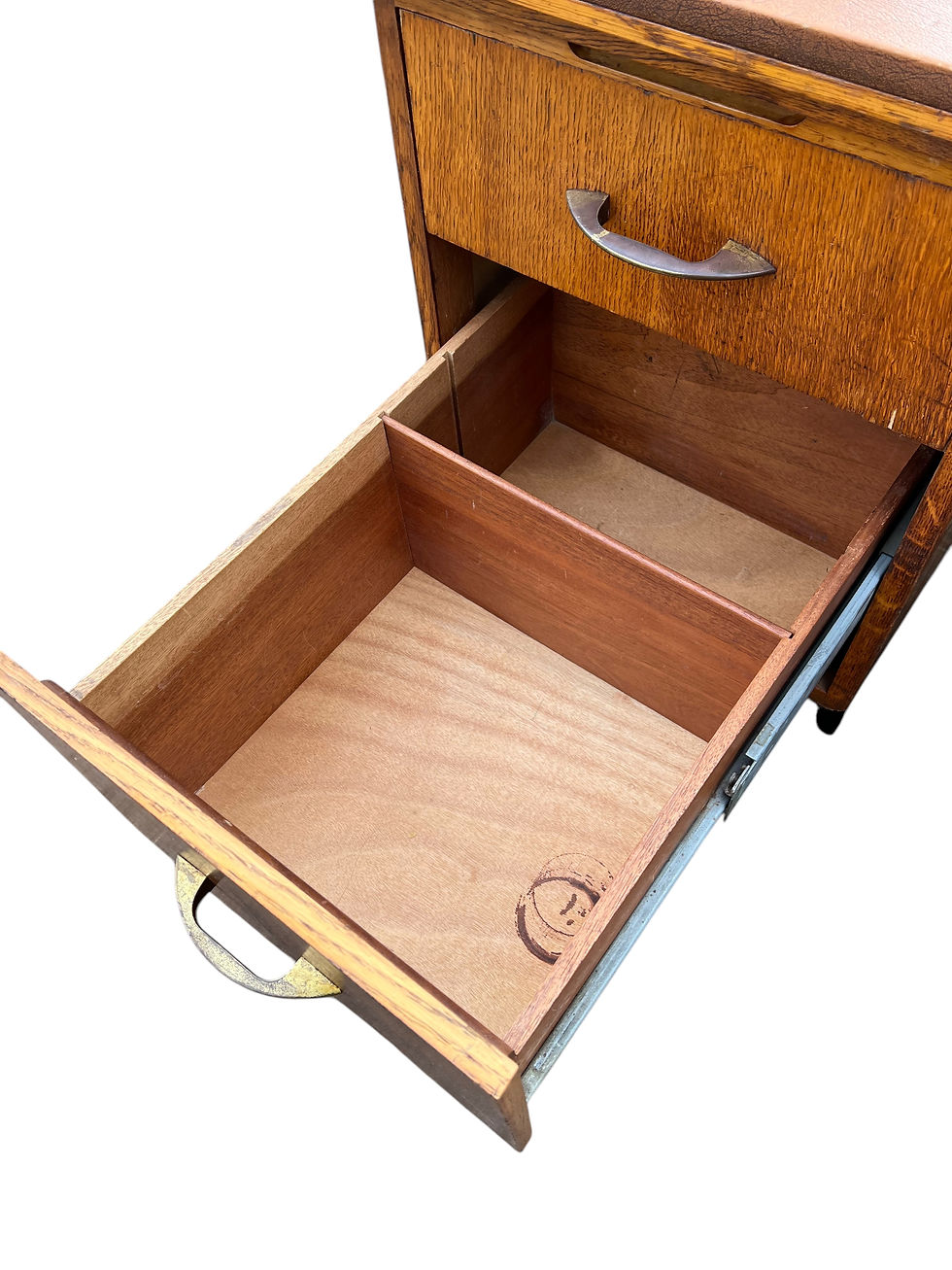 Thumbnail: Mid century pedestal desk by Durrant 