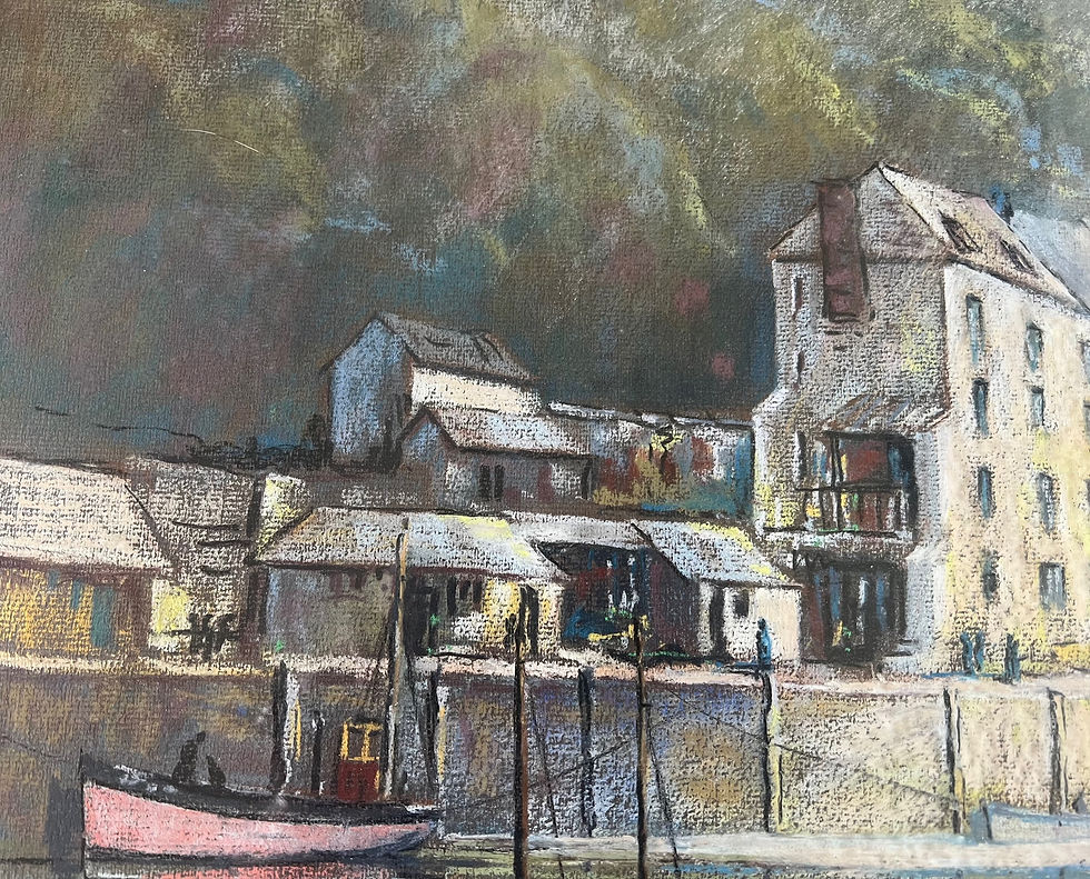 Thumbnail: Cornish harbour pastel by Pip Phillips 