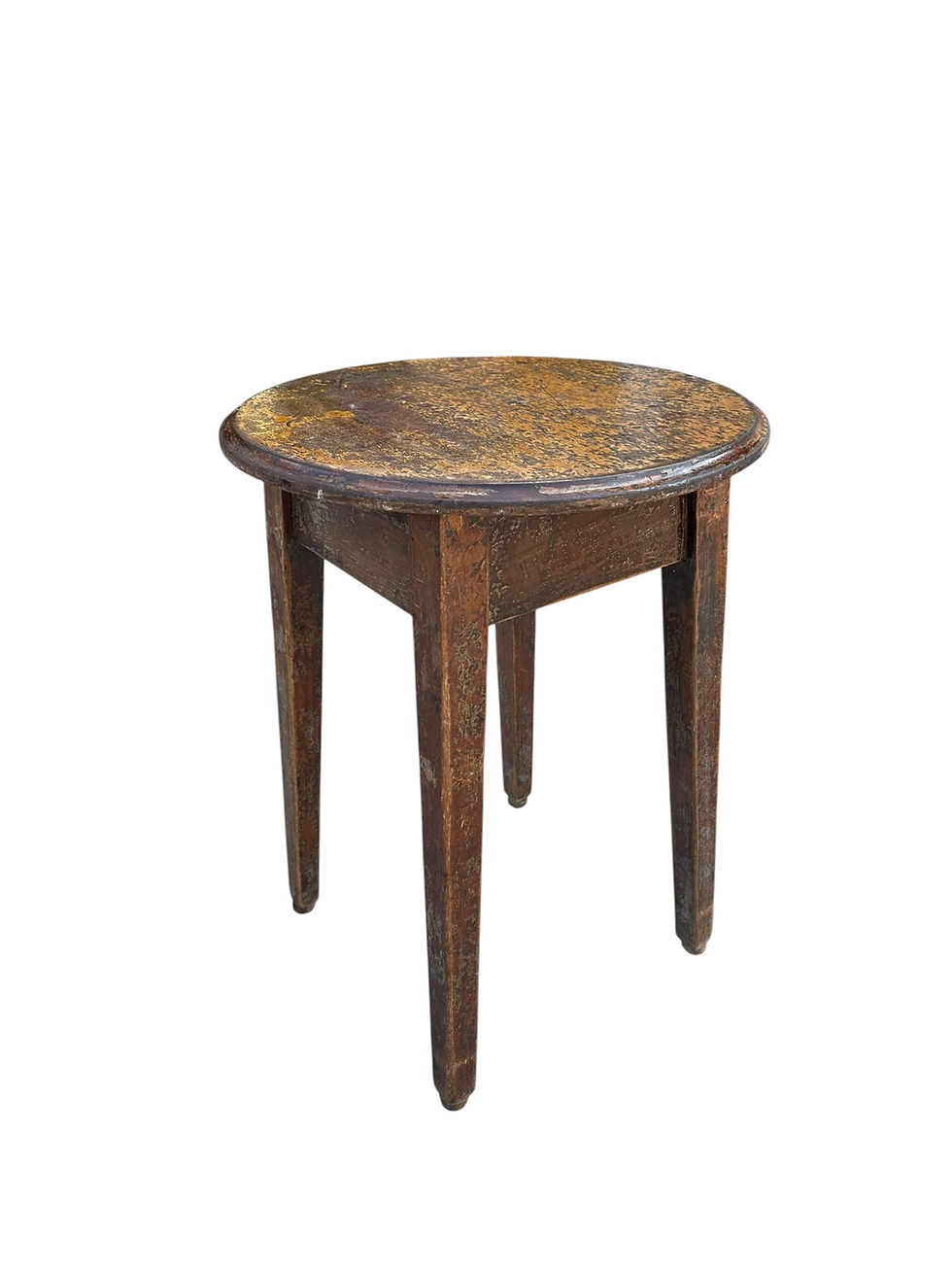 Thumbnail: Antique Oak rustic side table 