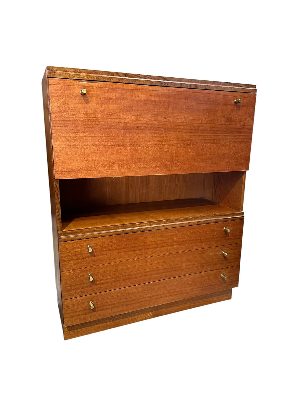 Thumbnail: Mid-Century Bureau chest of drawers by Turnidge of London
