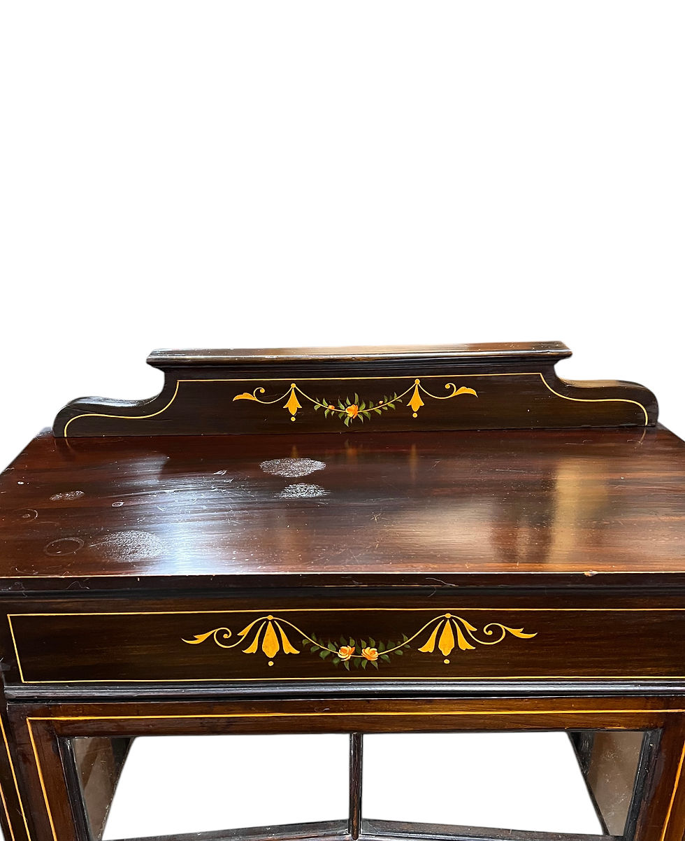 Thumbnail: Edwardian Mahogany display cabinet 
