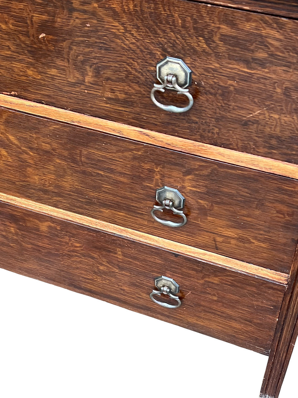 Thumbnail: Art Deco Period Oak Chest of Drawers