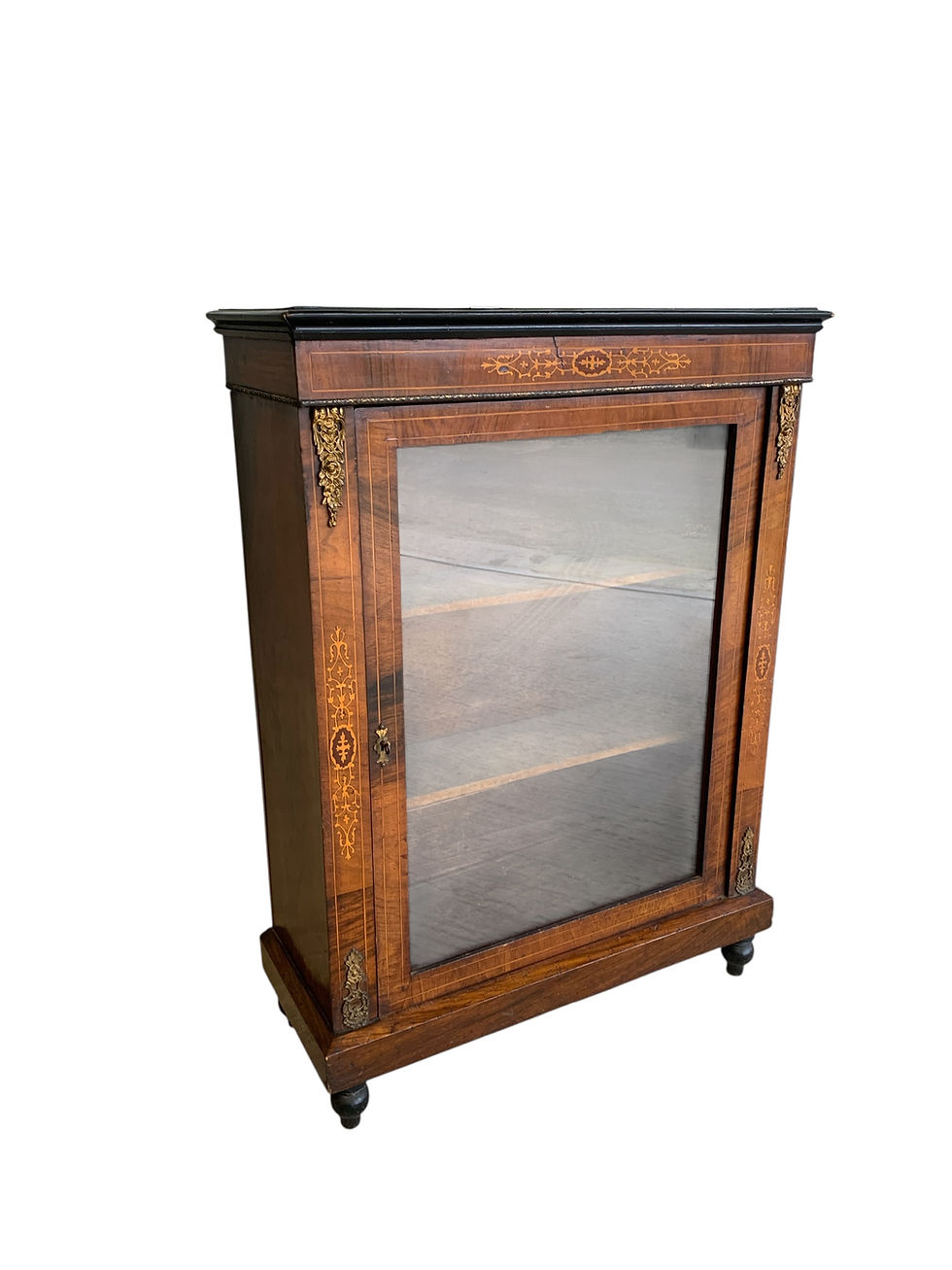 Thumbnail: Antique Walnut  19th C Pier Cabinet 