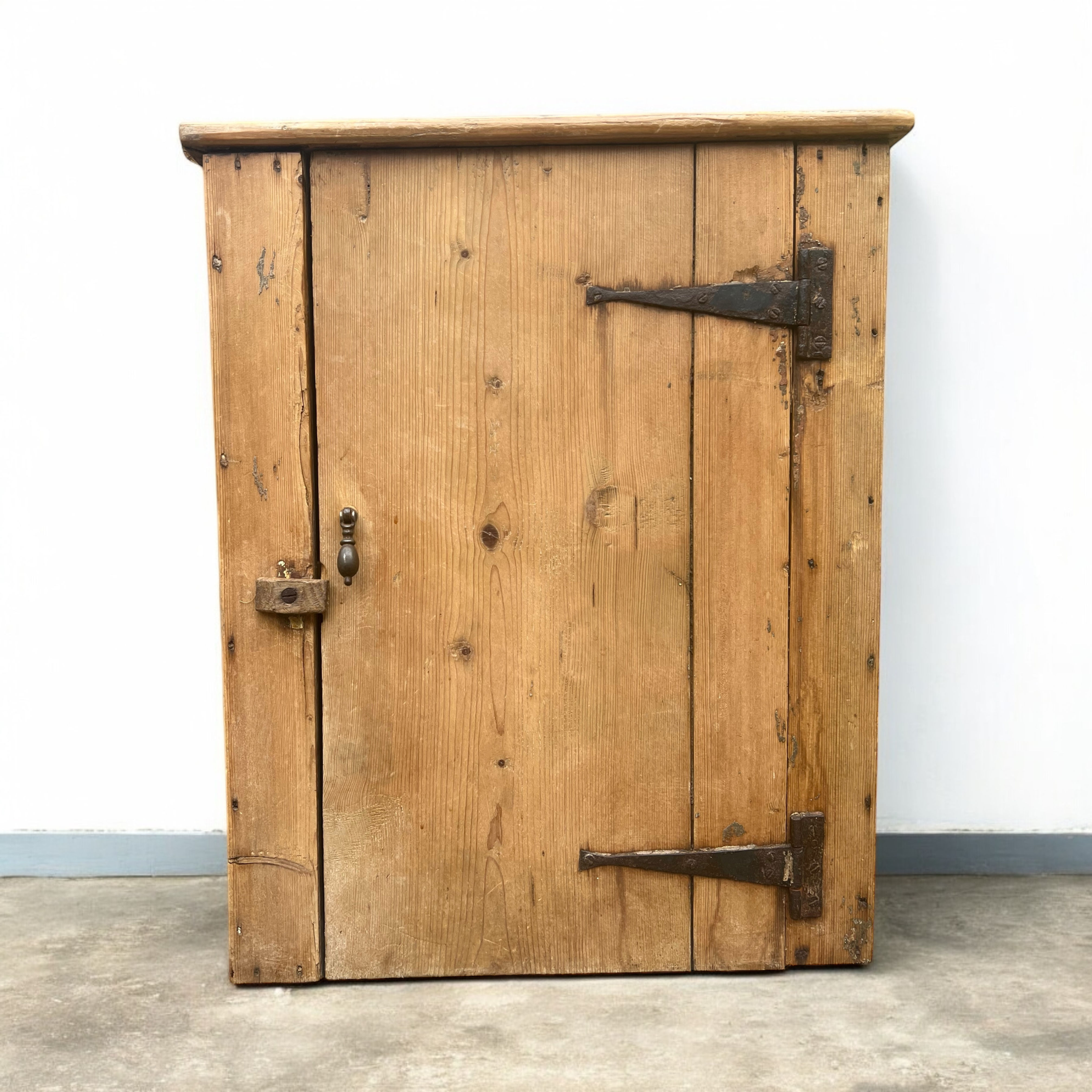 Antique Rustic Victorian Pine small cupboard 