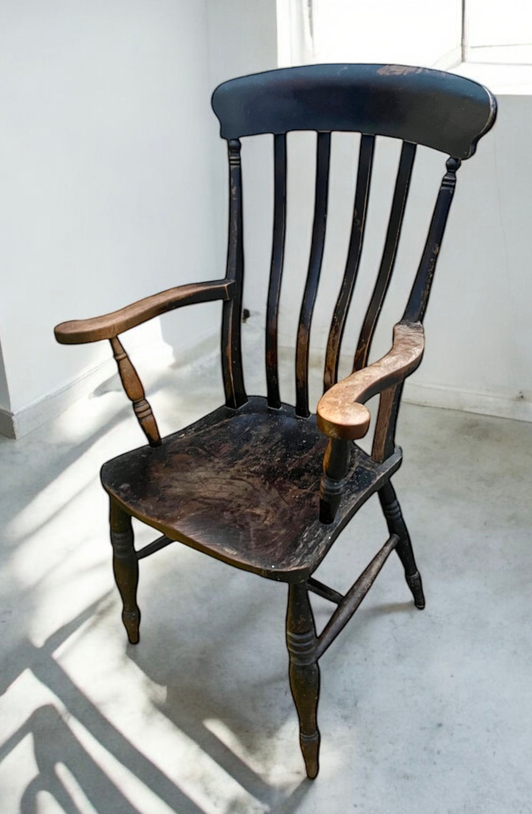 Antique Oak Farmhouse arm chair