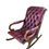 Thumbnail: Leather buttoned William IV style rocking chair  