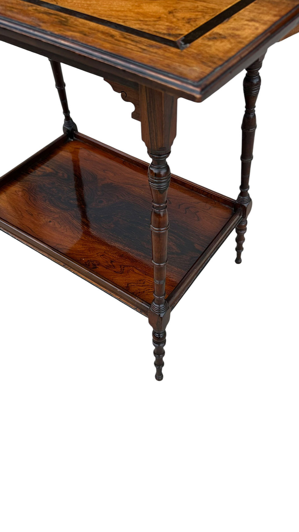 Thumbnail: Antique Rosewood Aesthetic Movement table by Trapnell & Gane 