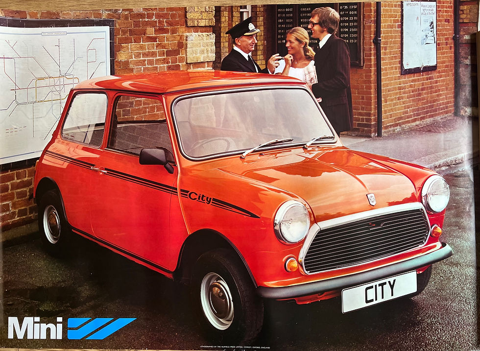 Original 1980’s lithograph Leyland Mini