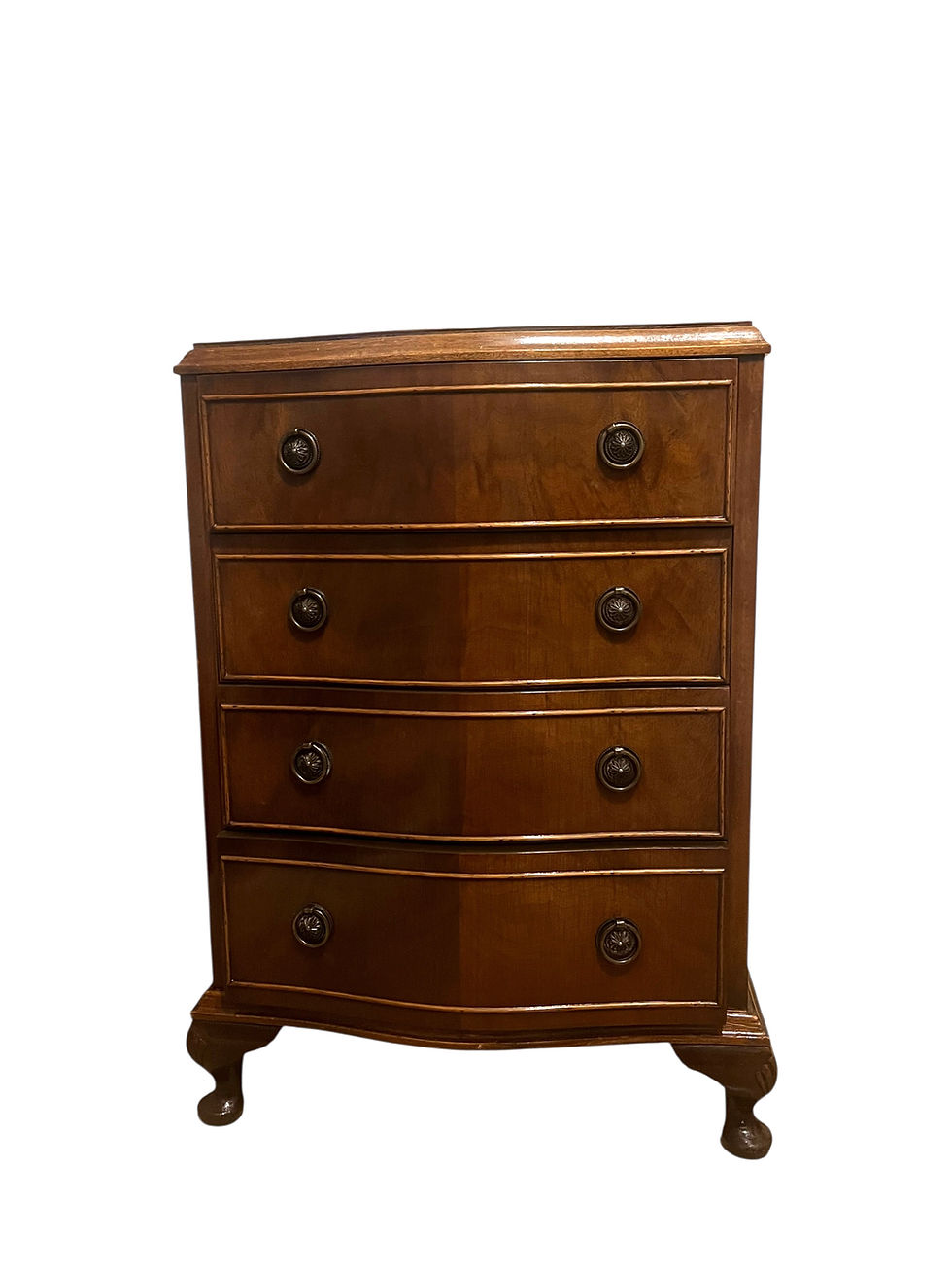 Thumbnail: Georgian style Serpentine chest of drawers 