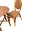 Thumbnail: Rattan and Bamboo Vintage Bistro set
