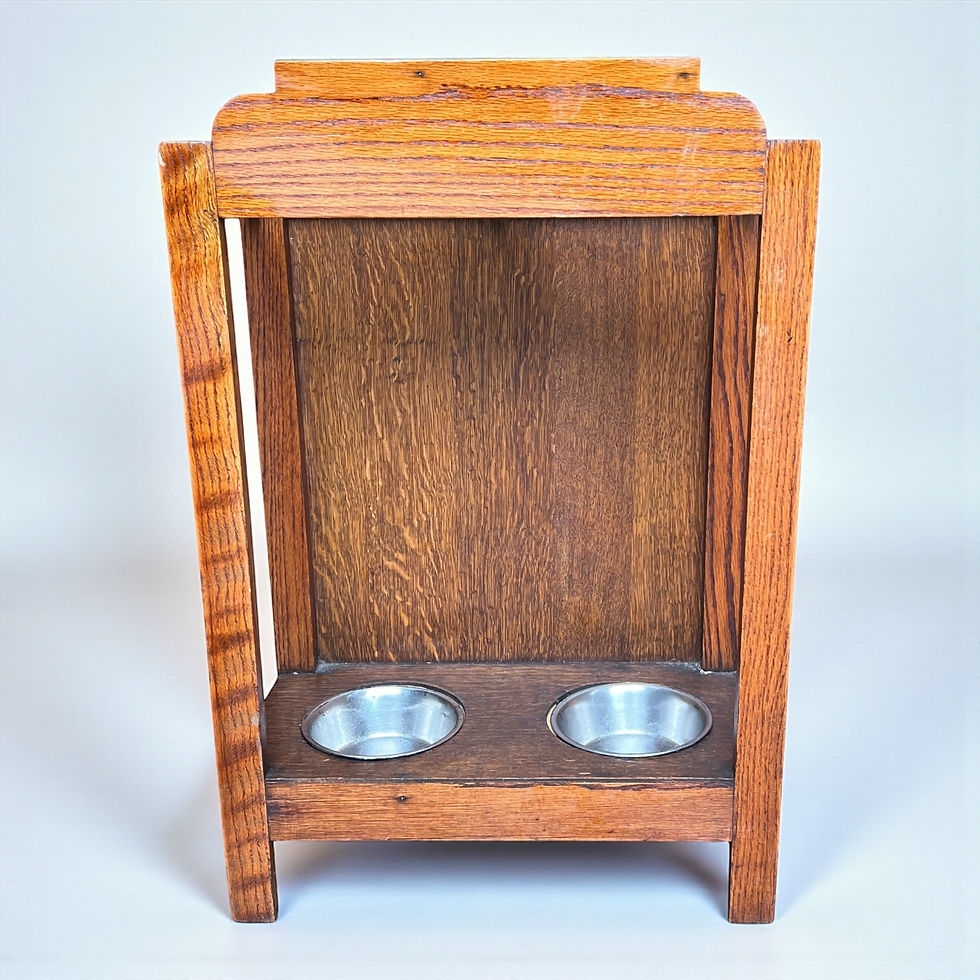 Art Deco Oak Umbrella stick Pedestal Stand