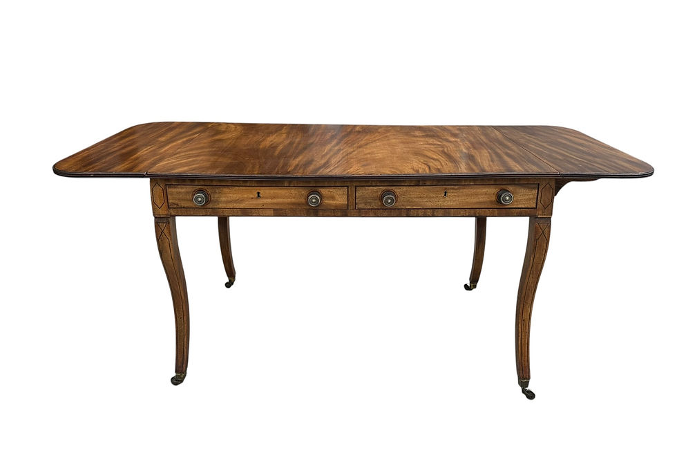 Thumbnail: Elegant Mahogany Regency period Sofa Table