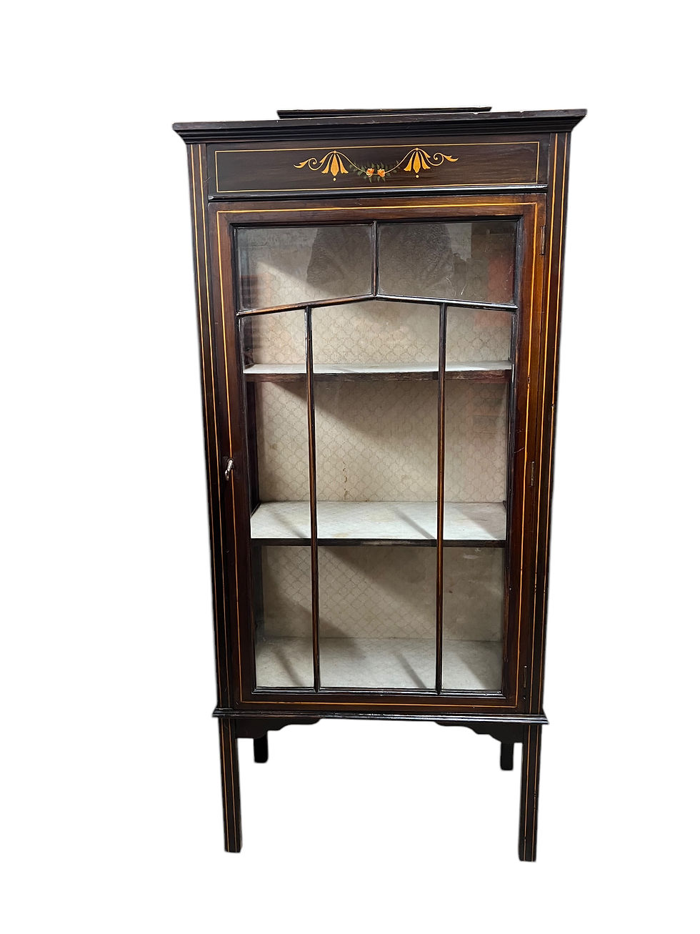 Thumbnail: Edwardian Mahogany display cabinet 