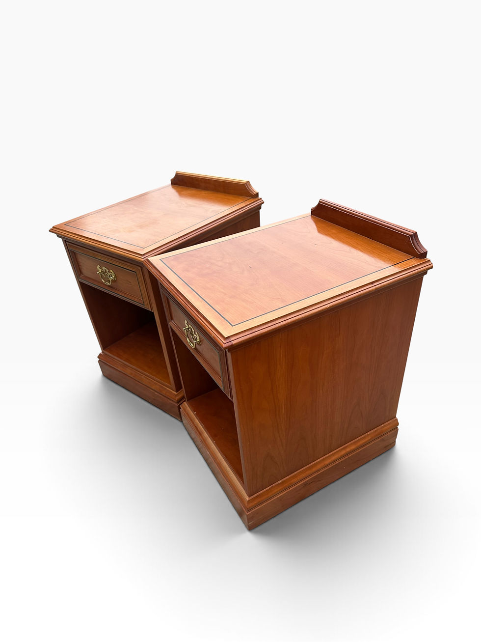 Thumbnail: Antique style bedside tables by Pedley 
