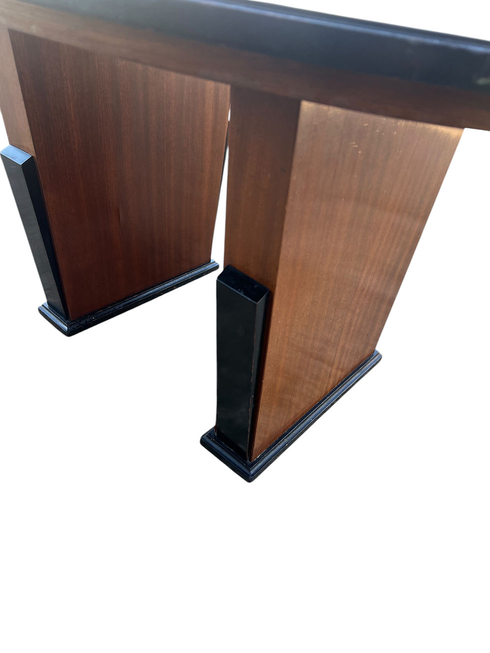 Thumbnail: Art Deco Mahogany and Ebonised side table.