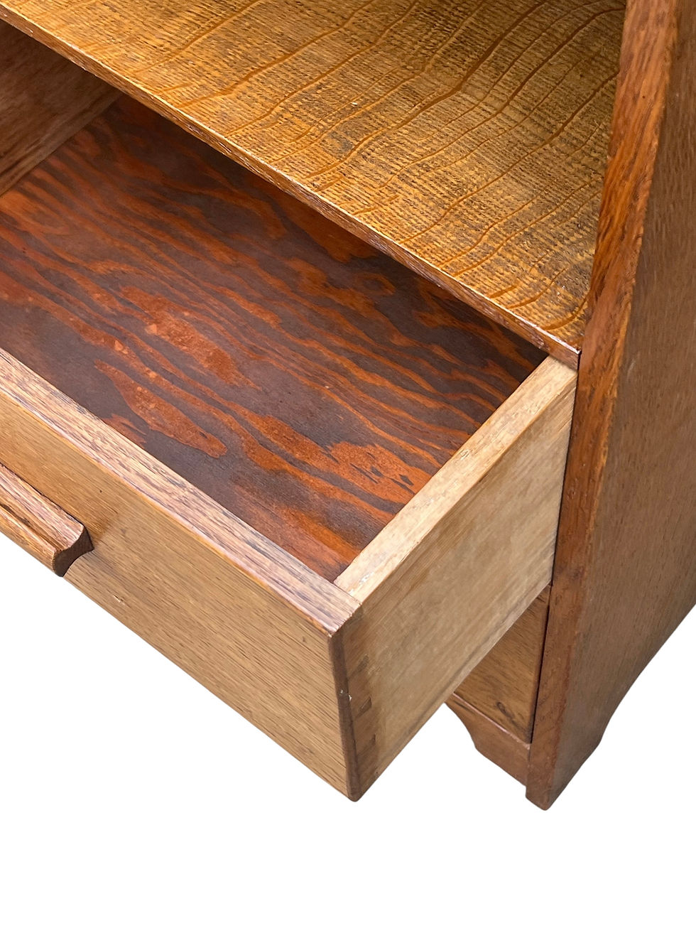 Thumbnail: Art Deco Oak bedside cabinet 