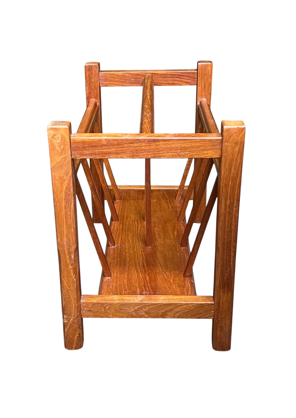 Thumbnail: Vintage mid century Teak magazine rack  