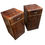 Thumbnail: SOLD period Walnut veneer bedside chests 