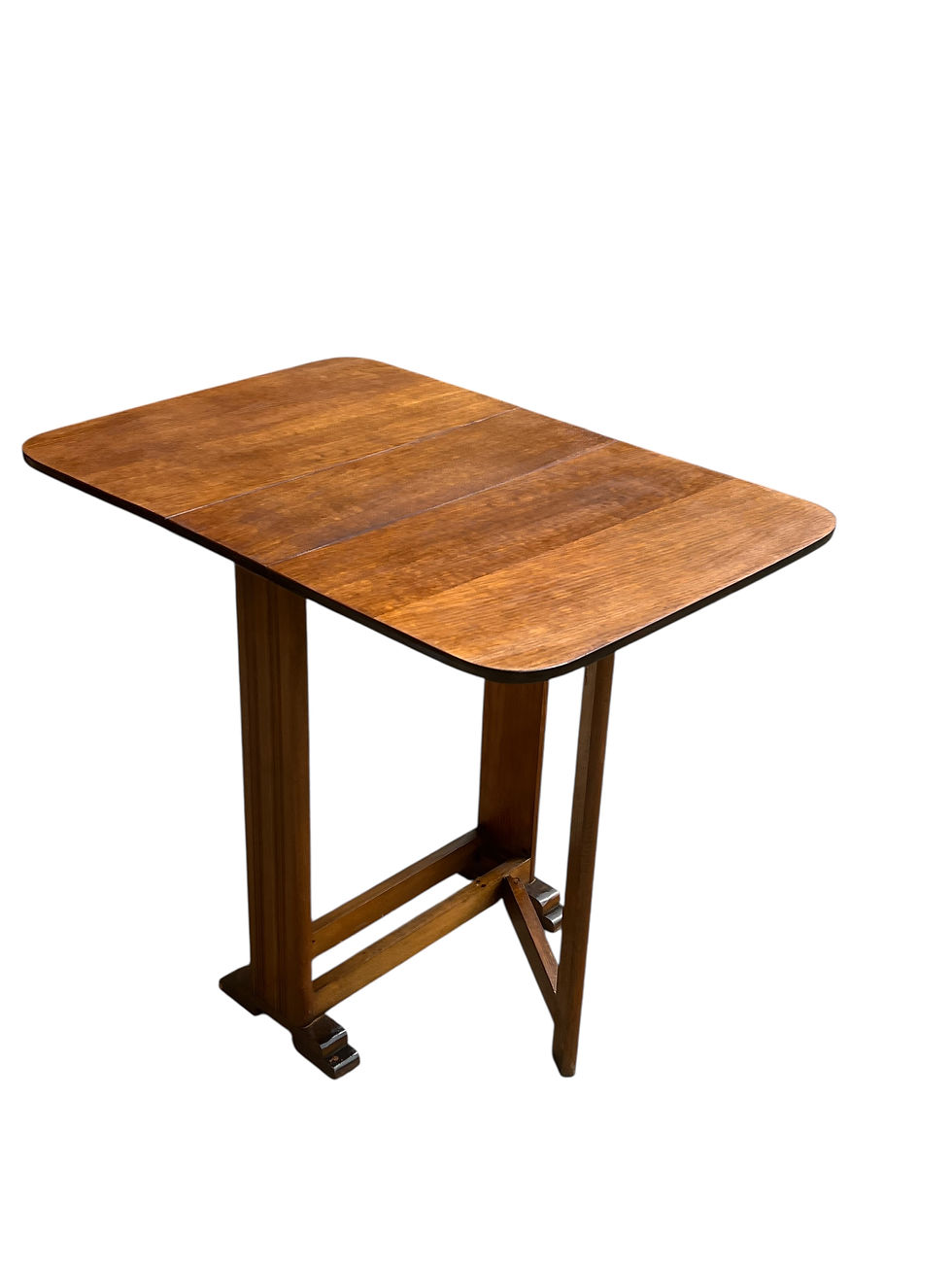 Thumbnail: 1930s Art Deco Solid Oak dropleaf table