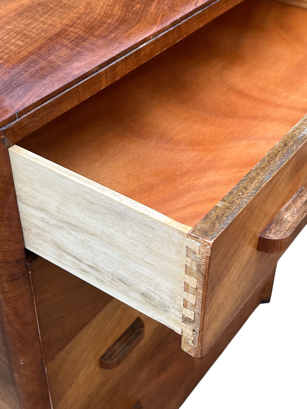 Thumbnail: Art Deco Walnut chest of drawers 