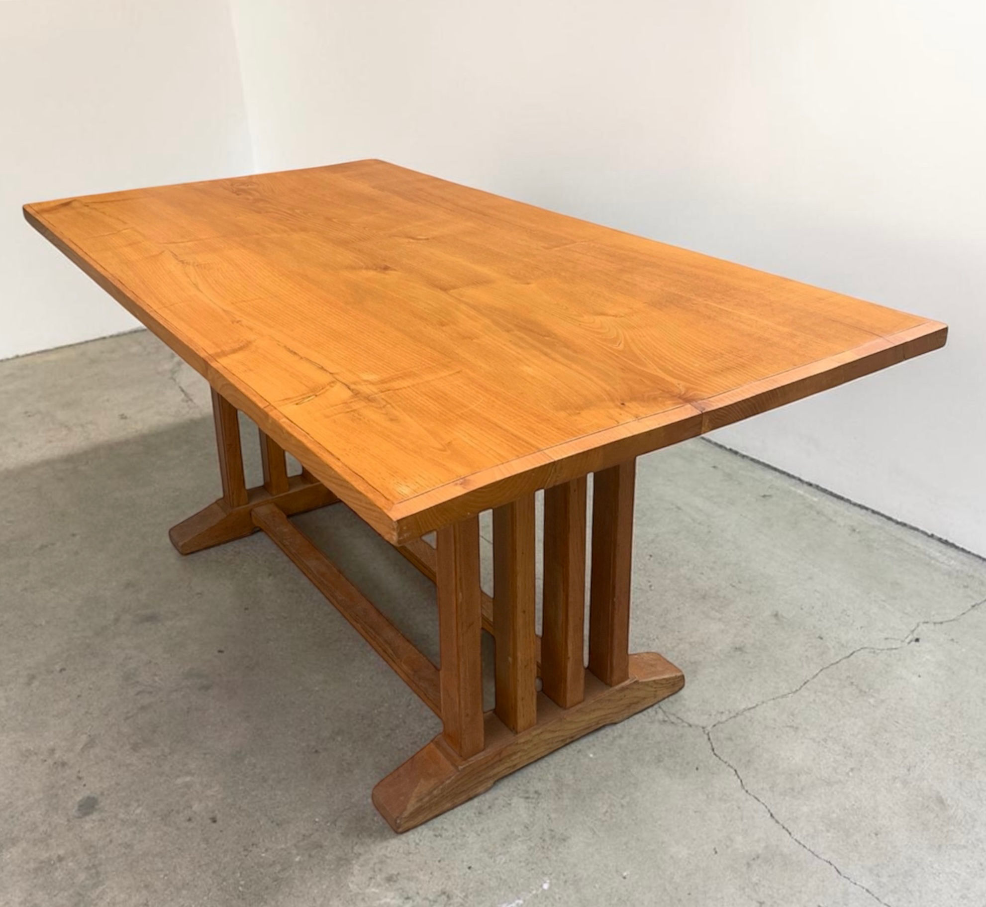 Vintage Oak Oxford library /dining table