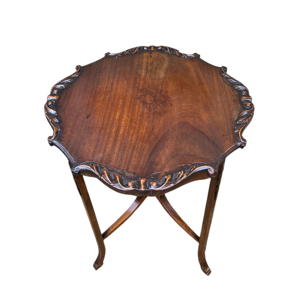 Thumbnail: Antique Edwardian Mahogany side table.